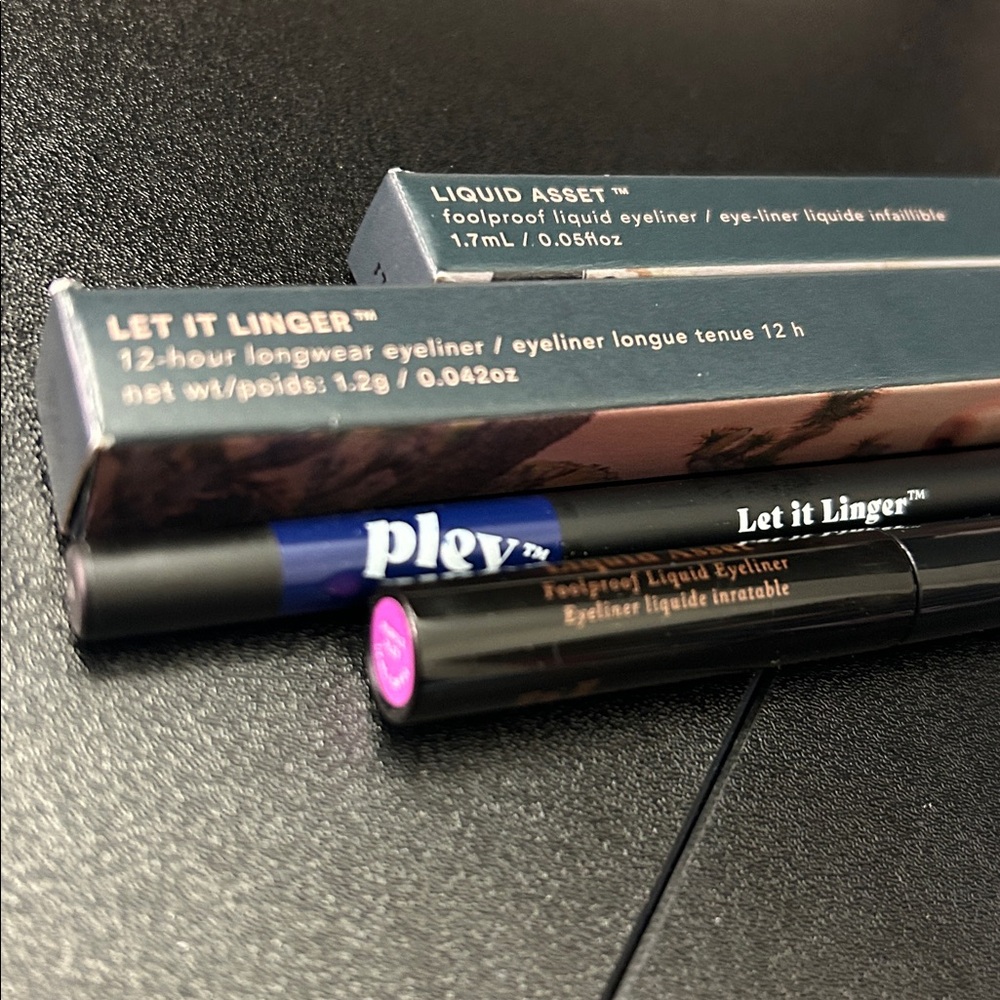 Pley Liquid Asset Eyeliner Purple Pley and 12 hr eyeliner gel pencil - Picture 2 of 3
